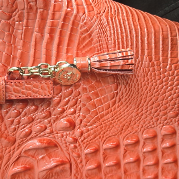 Brahmin Medium Asher Discontinued Tangarine color! - Picture 3 of 7